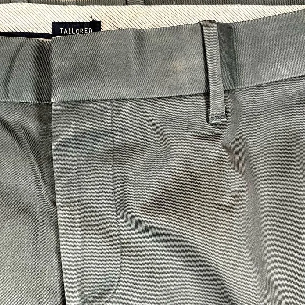 Gap Men’s Khakis Tailored Slim Fit Gray Pants 32x32